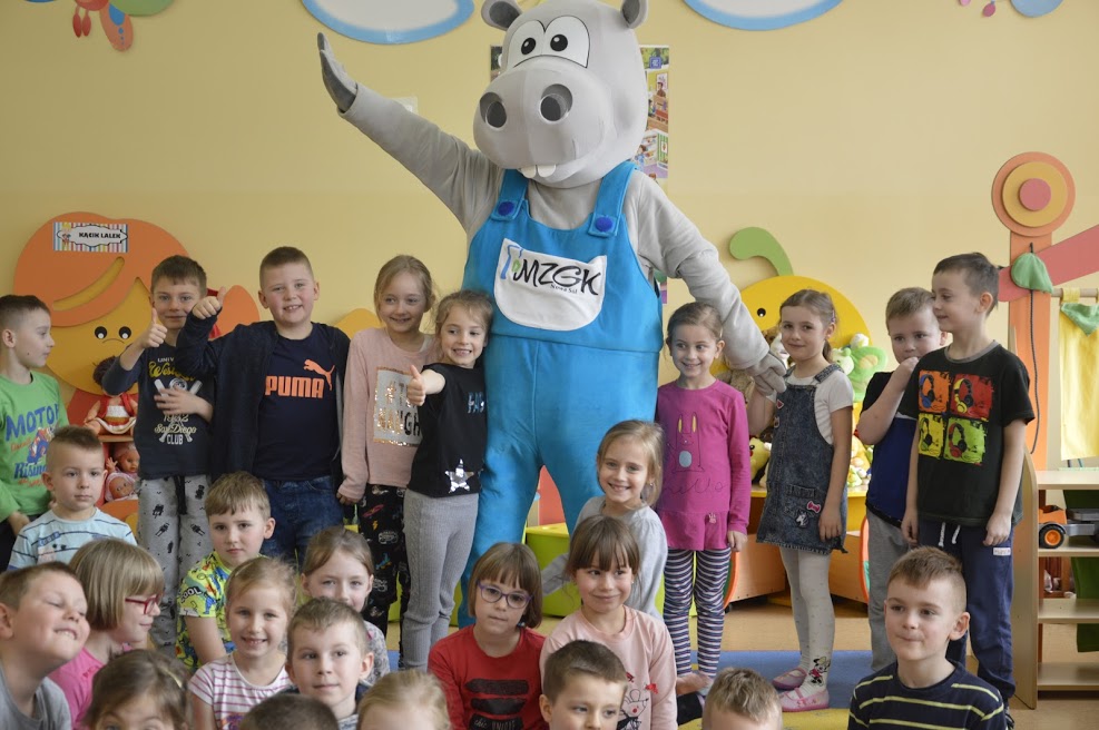 Spotkanie z Paniami z Miejskiego Zakładu Gospodarki Komunalnej i Hydrusiem