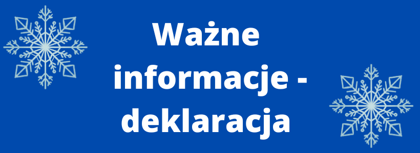 Deklaracja kontynuacji pobytu dziecka w przedszkolu